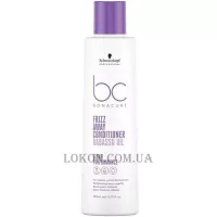 SCHWARZKOPF Bonacure Frizz Away Conditioner - Кондиціонер для гладкості жорсткого, неслухняного та схильного до пушіння волосся