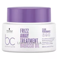 SCHWARZKOPF Bonacure Frizz Away Treatment - Маска для гладкості жорсткого, неслухняного та схильного до пушіння волосся