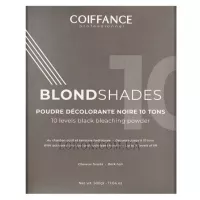 COIFFANCE Blondshades 10 Levels Black Bleaching Powder - Освітлююча пудра для волосся з активованим вугіллям