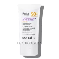 SENSILIS Photocorrection D-Pigment SPF 50+ Color - Фотокоректор SPF 50+ з тоном