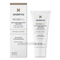SESDERMA Retises 0.5 % Antiwrinkle Regenerative Cream Forte - Регенеруючий крем проти зморшок