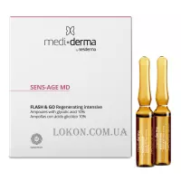 MEDIDERMA Sens-Age MD Flash&Go Regenerating Ampoules - Омолоджуюча сироватка в ампулах