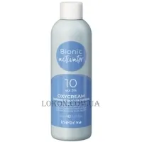 INEBRYA Bionic Oxycream Zaffiro-Collagene 10 vol - Крем-окислювач сапфір-колаген 3%