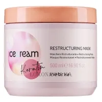 INEBRYA Ice Cream Keratin Restructuring Mask - Відновлююча маска з кератином