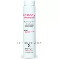 KROM Remedy Shampoo - Відновлюючий шампунь з рослинним кератином і олією оливи