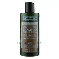 GESTIL Alan Jey Green Natural Shampoo Castagna - Шампунь з білою глиною і каштаном