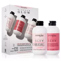 FARMAVITA Omniplex Blossom Glow Bond Care Kit - Преміальний набір (шампунь+маска) із рослинним кератином