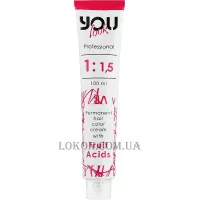 YOU LOOK Professional Hair Colouring Cream With Fruit Acids - Стійка фарба для волосся 100 мл