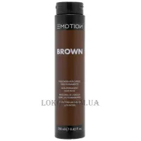 EMOTION K-Color Mask Brown - Тонуюча маска для волосся 