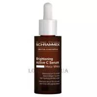 Dr.SCHRAMMEK Mela White Active C Serum - Освітлююча сироватка з арбутином, вітаміном С