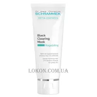 Dr.SCHRAMMEK Regulating Black Clearing Mask - Очищуюча чорна маска з бамбуковим вугіллям