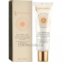 KEENWELL Sun Attitude Depigmenting Anti Ageing Facial Cream SPF50+ - Мультизахисний крем з депігментуючою та антивіковою дією SPF-50+