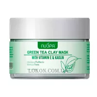 BINGO Nuspa Green Tea Clay Mask - Глиняна маска із зеленим чаєм для обличчя