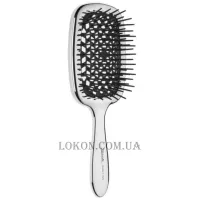 JANEKE Superbrush Limited Gold - Щітка для волосся, срібло з чорним