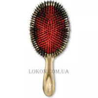 JANEKE Gold Paddle Hairbrush with Boar Bristle L - Щітка з натуральною щетиною кабана, велика