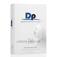 DP DERMACEUTICALS Brite Lite 3D Sculptured Mask - Скульптурна освітлююча 3D маска для обличчя