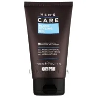 KAYPRO Men's Care Black Styling Gel - Гель-камуфляж для укладання волосся, чорний