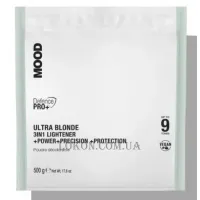 MOOD Ultra Blonde 3 In 1 Lightener - Пудра для знебарвлення волосся 3 в 1 на основі глини