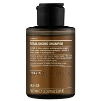 PREVIA Extra Life E6.02 Rebalancing Shampoo - Себорегулюючий шампунь для жирної шкіри голови