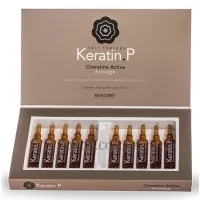 BIACRE Keratin.P Cheratina Active Antiage - Антивіковий лосьйон для волосся в ампулах