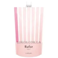 LEBEL Rufor H1 - Крем для випрямлення крок1
