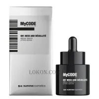 SUMMECOSMETICS MyCode Advanced 081 Neck and Décolleté Firming Serum - Ліфтингова сироватка для шиї та декольте