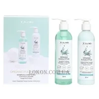 T-LAB Organic Organic Eucalyptus Set - Набір для догляду за жирним волоссям