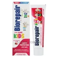 BIOREPAIR Kids Strawberry Toothpaste - Дитяча зубна паста «Веселе мишеня» суниця від 0 до 6 років