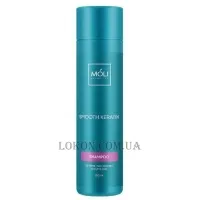 MOLI Smooth Keratin Shampoo - Шампунь безсульфатний з кератином і протеїнами шовку