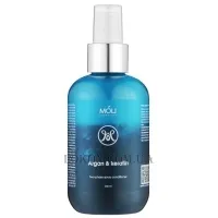 MOLI Argan & Keratin Biphasic Spray - Двофазний спрей-кондиціонер з олією арганії та кератином