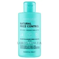 SOMNIS & HAIR Natural Shampoo & Mask Frizz Control - Шампунь і маска 2 в 1 для пухнастого та сухого волосся