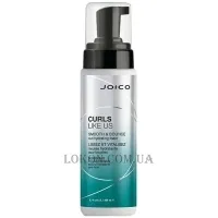 JOICO Curls Like Us Smooth & Bounce Curl Hydrating Foam - Зволожувальна пінка для локонів