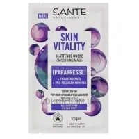 SANTE Skin Vitality Smoothing Mask - Розгладжуюча біо-маска для обличчя проти зморщок