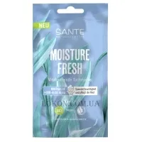 SANTE Moisture Fresh Mask - Тканинна біо-маска для зволоження обличчя з мікроводоростями та алое