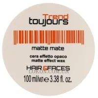 TREND TOUJOURS Hair&Face Matte Mate Wax - Матовий віск для волосся