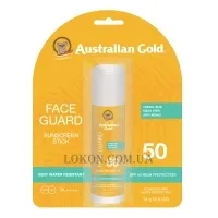 AUSTRALIAN GOLD Face Guard Stick SPF50 - Сонцезахисний стік для обличчя SPF-50
