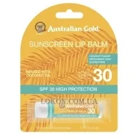 AUSTRALIAN GOLD Sunscreen Lip Balm SPF30 - Сонцезахисний бальзам для губ SPF-30