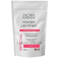 JNOWA Powder Lightener Blond Arctic - Освітлююча пудра біла