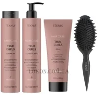 LAKME Tekna True Curls Wavy Hair Retail Pack - Професійний догляд за кучерявим та хвилястим волоссям