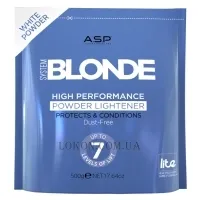 ASP System Blonde High Performance White Powder Lightener Dust Free - Освітлююча біла безпильна пудра до 7 рівнів