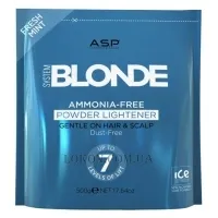 ASP System Blonde Ammonia Free Fresh Mint Powder Lightener - Освітлююча безпильна пудра без аміаку до 7 рівнів 