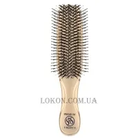 S-HEART-S Scalp Brush Premium Long Champagne Gold - Преміальна щітка для волосся 