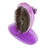 S-HEART-S Scalp Brush Parfaite Purple - Компактна масажна щітка для волосся та шкіри голови 