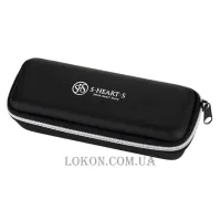 S-HEART-S Semi-Hard Comb Case Black For Short Brushes - Захисний чохол для щіток з короткою ручкою