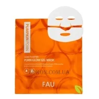 FAU Shiny Pumpkin PDRN Glow Gel Mask - Гідрогелева маска з PDRN для відновлення та сяйва шкіри