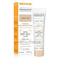 ELEMENTRĒ Mineral Sun Protection SPF50+ Light Tint - Сонцезахисний крем з тоном для світлої шкіри