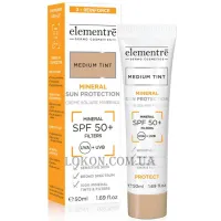 ELEMENTRĒ Mineral Sun Protection SPF50+ Medium Tint - Сонцезахисний крем з тоном