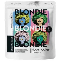 DOTT.SOLARI Blondie Black Diamond Compact Bleaching Powder - Знебарвлюючий порошок чорний